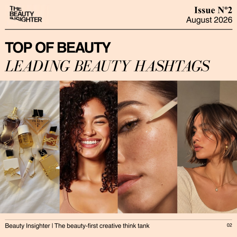 Leading beauty hashtags